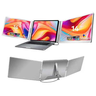 Produktbild von Extralink Smart Life, S688 14“, Tragbare Laptop-Monitore, 2 Monitore, IPS, 1920x1200