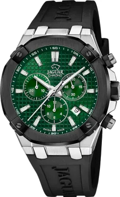 Produktbild von Jaguar Uhr Herren schwarz Armband Silikon UJ1020/1