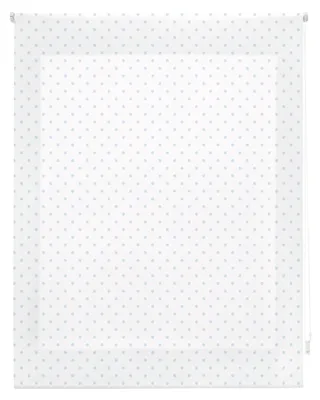 Immagine prodotto di Tende a rullo bianche a pois, 140 x 250 cm