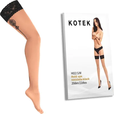 Immagine prodotto di KOTEK - Calze autoreggenti H022 nocciola-nero