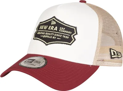 Zdjęcie produktu dla Regulowana czapka z daszkiem New Era - RETRO 5-PANEL weiß / rot