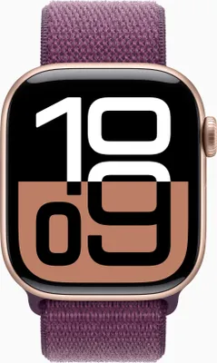 Immagine prodotto di Apple Watch S10 Cell/46mm/Rosegold/Cinturino/Plum