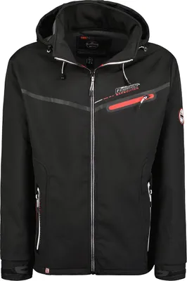 Produktbild von Geographical Norway Herren Softshell Übergangsjacke Model: Tapaya, Farbe: Schwarz, Größe L