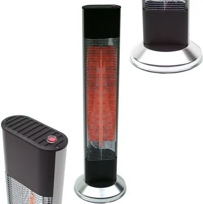 Obrázek produktu pro Stojanový infrazářič 2000W zahradní terasový ohřívač 56176