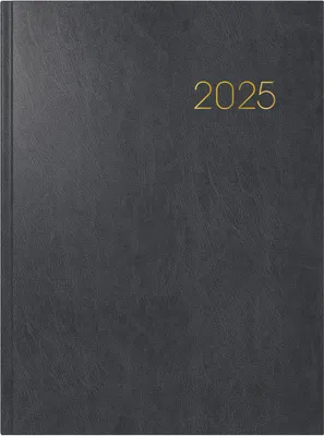 Obrázok produktu pre Knižný kalendár 797 16,8x24cm 1 týždeň/2 strany Miradur obálka čierna 2025