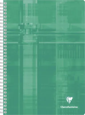 Image de Clairefontaine 68161C Clairefontaine Cahier à spirale, A4, séyès, 180 pages