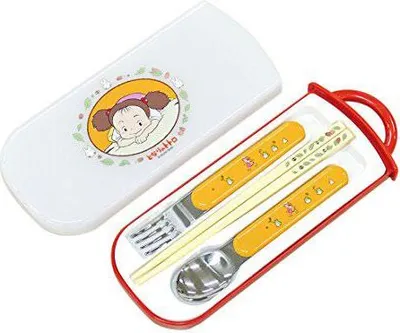 Image de Ensemble Baguettes Cuillère Fourchette Mei - Mon Voisin Totoro