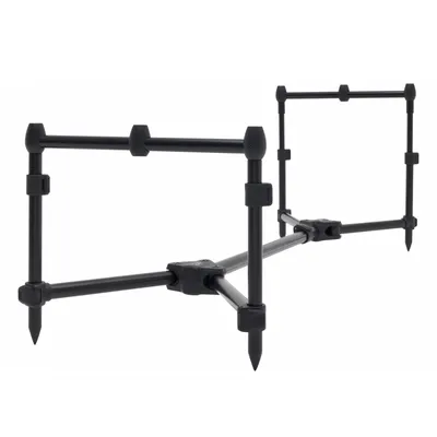 Image de DAIWA BLACK WIDOW LOW LEVEL 3, Support de cannes, 4 pieds, Pour 3 cannes, 88x31x27cm, 18705-200