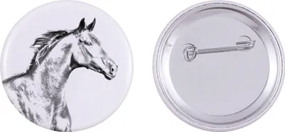 Produktbild von Zweibrücker große Anstecknadel mit Pferd Art-Dog