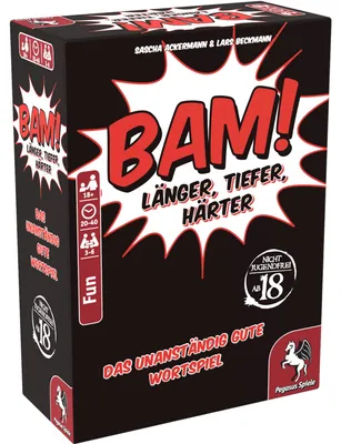 Immagine prodotto di Bam!: Più lungo, più profondo, più duro - Gioco di carte