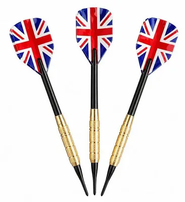 Produktbild von KUBIsport Sportdarts mit Stahlspitzen, 16 g