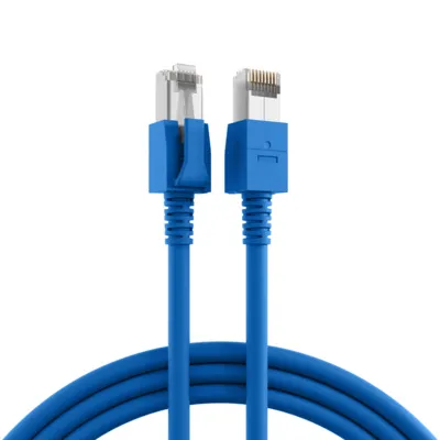 Immagine prodotto di EFB-Elektronik Cavo patch RJ45 Cat.6A S/FTP FRNC VC LED blu 5m Produttore: EFB Elektronik (DCK1001BL.5)