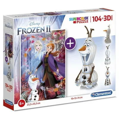 Productafbeelding van Clementoni Frozen 2, 104 stukjes, Televisie/film, vanaf 6 jaar