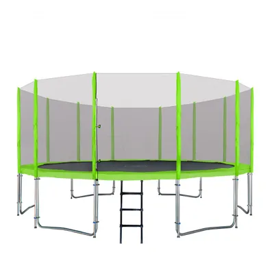 Obrázek produktu pro SkyRamiz 487cm 16FT zahradní trampolína pro děti Zelená + příslušenství