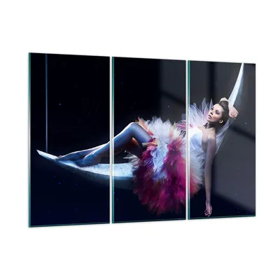 Produktbild von Bilder auf glas - Frau Geheimnis Kleid elegant - 105x70cm - Glasbilder - Wandbilder - Kunstdruck - zum Aufhängen bereit - Wanddekoration aus Glas - Glas Bilder - Wandbild auf Glas - GCE105x70-2584