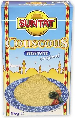 Produktbild von Suntat Couscous moyen Instant Couscous aus Harzweizengrieß 1kg