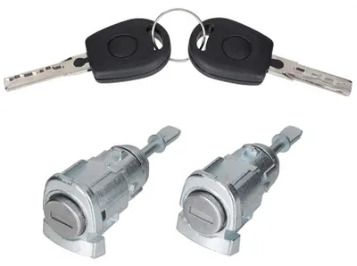 Immagine prodotto di Skoda Fabia I 99-08 Inserto serratura porta anteriore sinistra + destra, 2 pezzi. KPL