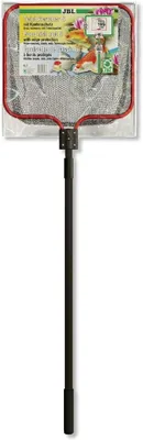 Produktbild von JBL Teichkescher M grobmaschiges Fangnetz mit 160 cm Teleskopstiel
