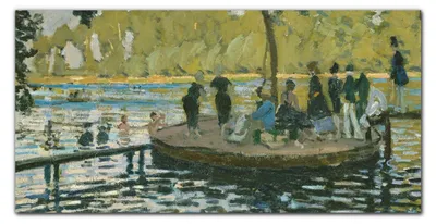 Produktbild von Coloray Küchenrückwand 120x60 Spritzschutz aus Glas - La Grenouillère Monet