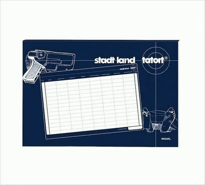 Produktbild von Tatort - Stadt Land Tatort (Spiel)