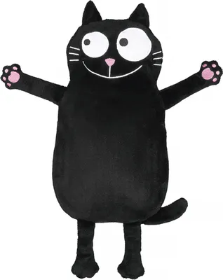 Produktbild von krug Ed, die Katze 19 x 36 cm schwarz