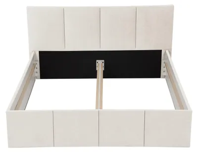 Produktbild von Polsterbett Dalas Beige 200 x 200 x 40 cm Stauraum Ohne Matratze und Lattenrost