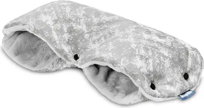 Image de Moufle pour poussette gris clair - Une chaleur confortable pour vos mains en automne et en hiver