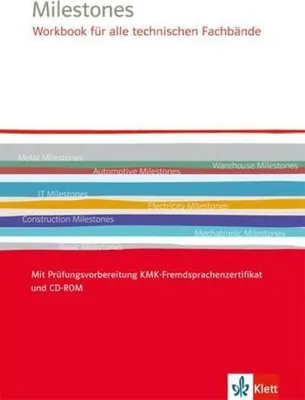 Immagine prodotto di Milestones Workbook für alle technischen Fachbände. Mit Prüfungsvorbereitung KMK-Fremdsprachenzertifikat und CD-ROM