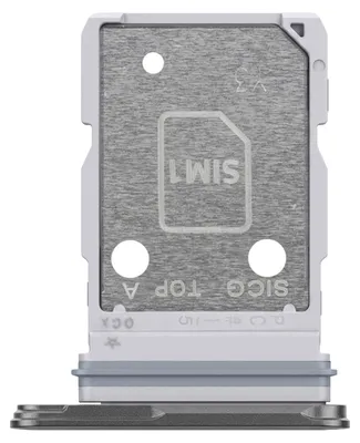 Obrázek produktu pro Clappio, náhradní držák pro dvě karty Nano SIM pro Samsung Galaxy S25 Edge, stříbrný