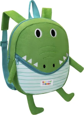 Produktbild von Zitronenband-Krokodil-Kindergartenrucksack-30 x 28 x 6 cm