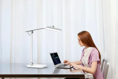 Image de UNiLUX 400165091 UNILUX Lampe de table LED PURELINE, blanc