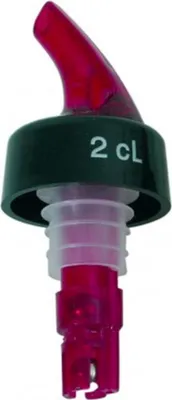 Produktbild von Portionierer / Spirituosen Dosierer rot - schwarz, Quantity on tap:40 ml