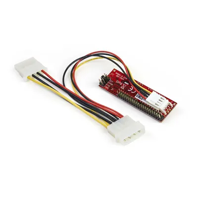 Produktbild von StarTech.com IDE auf SATA Adapter für Festplatten oder Optische Laufwerke - 40-Pin PATA auf 2.5" SATA HDD / SSD / ODD Konverter, IDE, SATA, 1 x IDE (40 Pin; EIDE/PATA), 1 x SATA (7+15 pin), 1 x SP4 (4 pin), Rot, FCC, CE, TAA, REACH, Marvell - 88SA8052