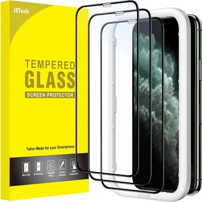 Immagine prodotto di JETech Pellicola protettiva a schermo intero per iPhone 11 Pro/X/XS da 5,8 pollici 3 pezzi