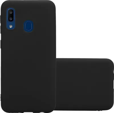 Immagine prodotto di Custodia Cadorabo per Samsung Galaxy A10e / A20e custodia protettiva in nero custodia per cellulare TPU custodia in silicone cover