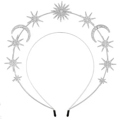 Produktbild von Party-Stirnband mit Stern für Mädchen und Damen, Weihnachten, Halloween und Karneval