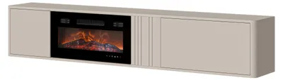 Produktbild von Furniture24 Fernsehschrank Philippe Mit Elektrokamin Heinzunktion 190X30X30 Cm Lowboard - Kaschmir