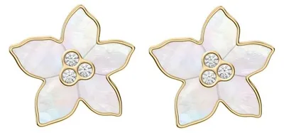 Produktbild von Fossil Sutton Damen Goldfarbene Ohrringe aus Edelstahl, JF04973710