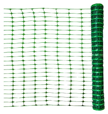 Produktbild von horizont Kunststoffzaun 50 m x 1 m - grün  – Absperrzaun aus HDPE, flexibel für Garten, Camping und Baustellen