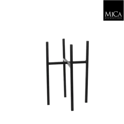 Image de Mica Decorations Ascot Support pour plantes - L21 x l21 x H35 cm - Métal - Noir