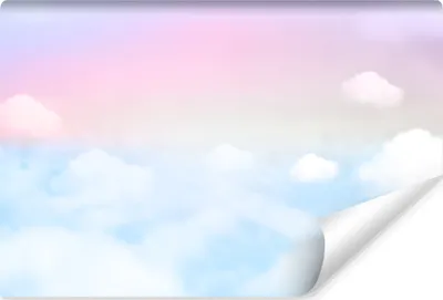Produktbild von Muralo Selbstklebende Fototapete für Kinderzimmer bunter HIMMEL Wolken Abstraktion Br. 368cm x Hö. 280cm