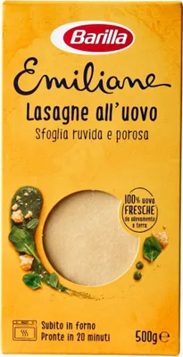 Immagine prodotto di Lasagne all'uovo Emiliane 500g - Barilla