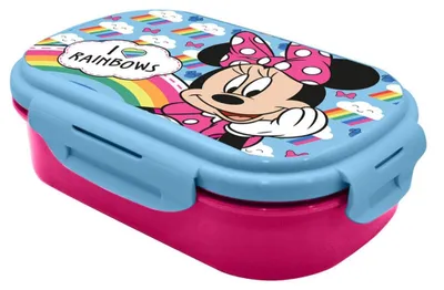 Immagine prodotto di Porta pranzo Minnie Mouse con set di posate per bambini