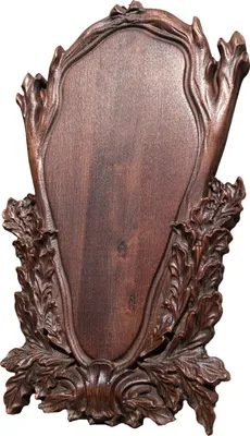 Produktbild von Trophäenschild Rehbockbrett Eiche Geschnitztes Brett für einen Hirsch, Stier – Palisander