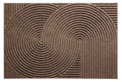 Produktbild von Hochwertige Fußmatte 60x90 cm für Innen- und Außenbereich - Schmutzfangmatte rutschfest, waschbar und wetterfest - Beige
