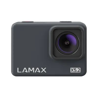 Zdjęcie produktu dla LAMAX X5.2, kamera sportowa 4K, stabilizacja MAXsmooth, 12 Mpx, wodoodporność do 40 m, Wi-Fi, ekran 2", bateria 1200 mAh, microSD do 128 GB, USB-C