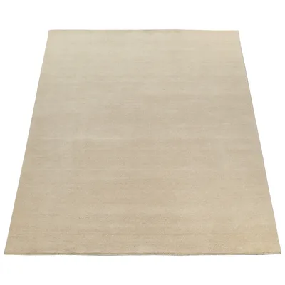 Produktbild von Teppich Wohnzimmer Kurzflor Naturfaser Einfarbig Handgearbeitet Gabbeh Grösse 160x230 cm