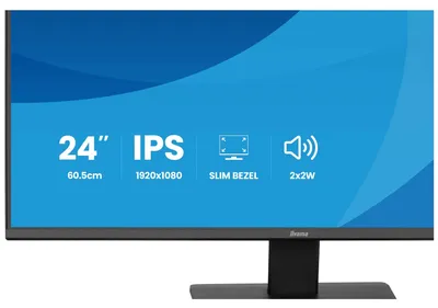 Produktbild von IIYAMA TFT X2491HS 60.5cm IPS 23.8''/1920x1080/DP/HDMI/Lautsprecher