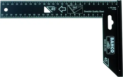 Produktbild von Bahco Präzisionswinkel mit Stahlblatt 400 mm