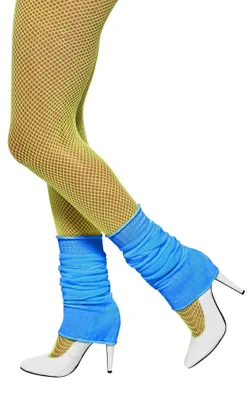 Produktbild von Smiffys - Stulpen für Damen, gerippt SM3804 (Einheitsgröße) (Neon-Blau)